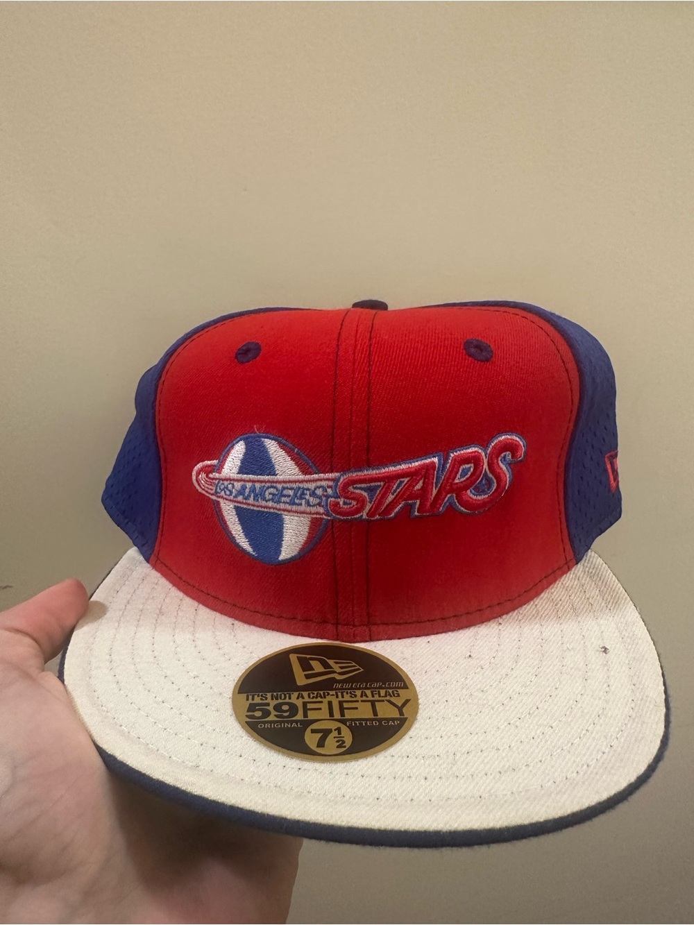 Los Angeles stars fitted 7 1/2 hat ABA basketball vintage hat